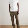 Slim-Fit Camp-Collar Cotton-Terry Polo Shirt - OU Slim-Fit Camp-Collar Cotton-Terry Polo Shirt - OU