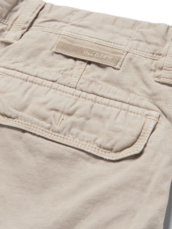 Washed Cotton and Linen-Blend Cargo Shorts - CU