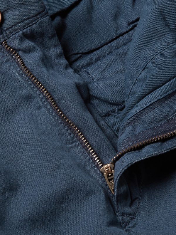 Washed Cotton and Linen-Blend Cargo Shorts - E1 Washed Cotton and Linen-Blend Cargo Shorts - E1