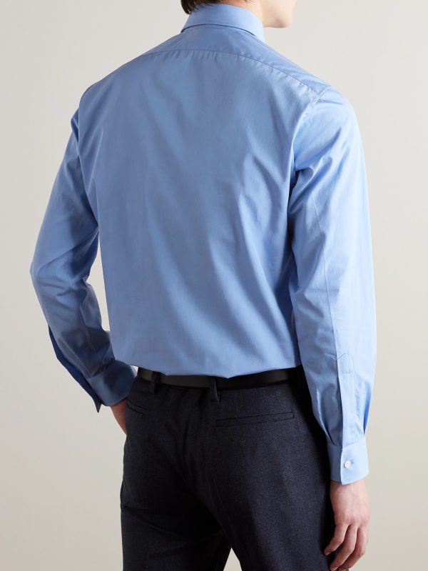 Blue Cotton Shirt - BK Blue Cotton Shirt - BK