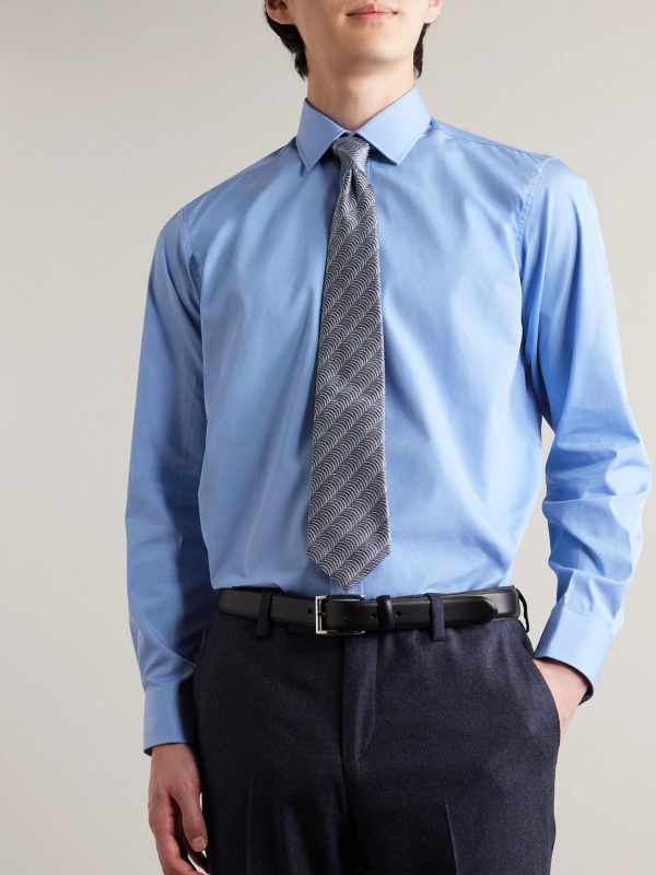 Blue Cotton Shirt - FR Blue Cotton Shirt - FR