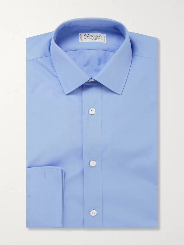 Blue Cotton Shirt Blue Cotton Shirt
