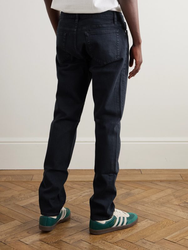 L'Homme Slim-Fit Dry Denim Jeans - BK