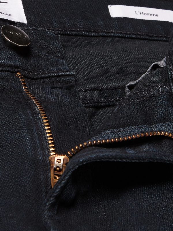 L'Homme Slim-Fit Dry Denim Jeans - E1