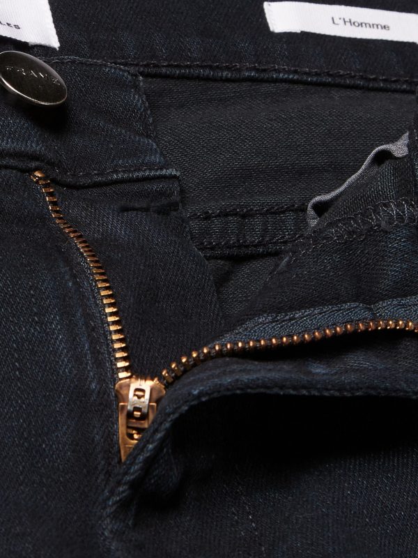 L'Homme Slim-Fit Dry Denim Jeans - E2