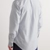 Slim-Fit Striped Cotton Oxford Shirt - BK