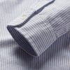 Slim-Fit Striped Cotton Oxford Shirt - E1