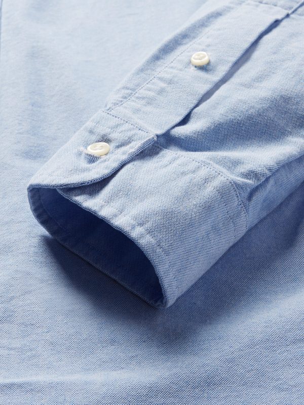 Slim-Fit Cotton Oxford Shirt - E1 Slim-Fit Cotton Oxford Shirt - E1