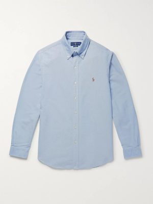 Slim-Fit Cotton Oxford Shirt Slim-Fit Cotton Oxford Shirt