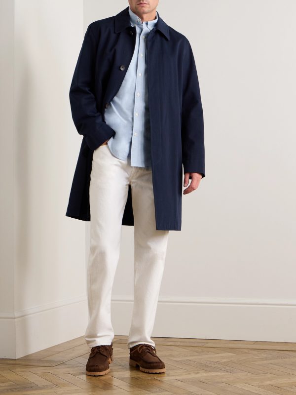 Slim-Fit Cotton Oxford Shirt - OU Slim-Fit Cotton Oxford Shirt - OU