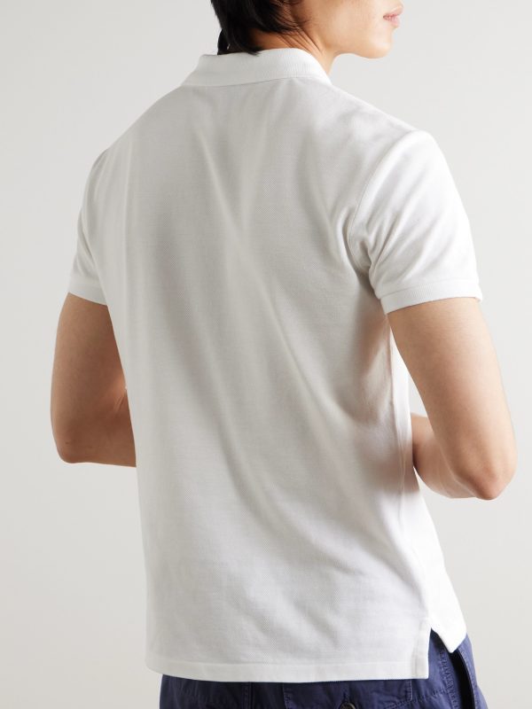 Slim-Fit Cotton-Piqué Polo Shirt - BK