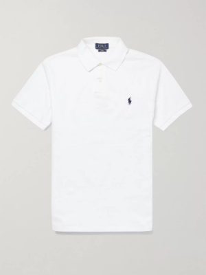 Slim-Fit Cotton-Piqué Polo Shirt Slim-Fit Cotton-Piqué Polo Shirt