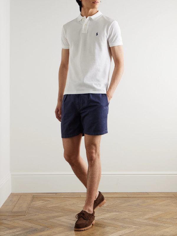 Slim-Fit Cotton-Piqué Polo Shirt - OU