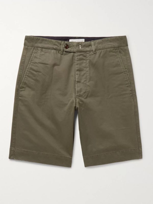 Fisherman Cotton-Twill Shorts