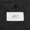 Grey Unstructured Worsted Wool Suit Jacket - E3 Grey Unstructured Worsted Wool Suit Jacket - E3