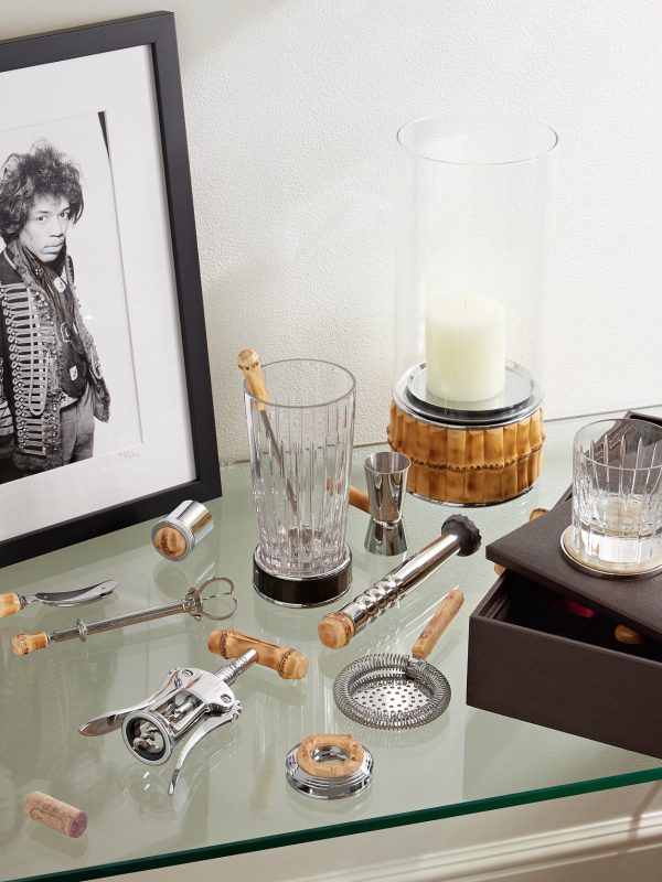 Bamboo and Stainless Steel Bar Set - OU Bamboo and Stainless Steel Bar Set - OU