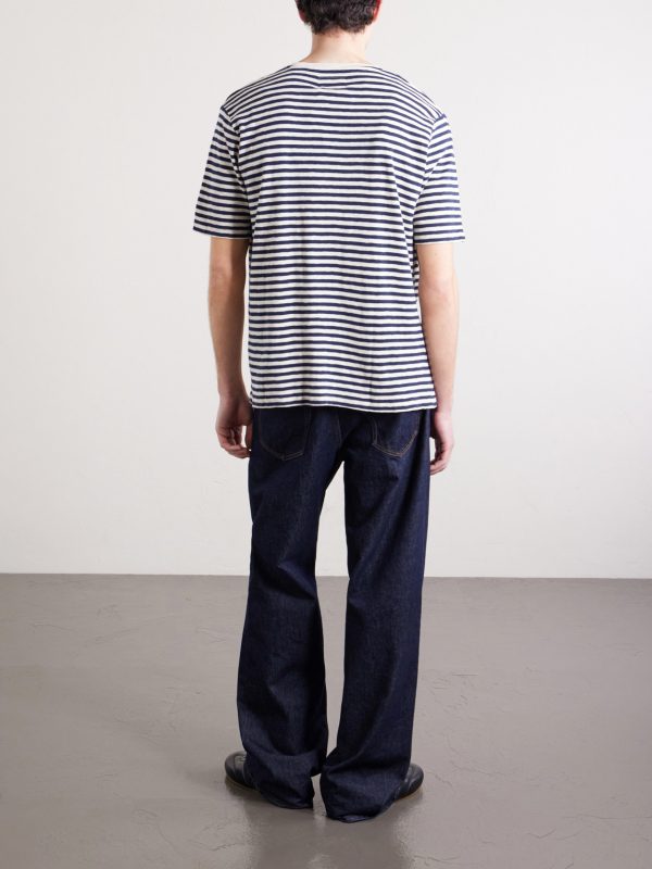 Striped Slub Cotton-Jersey T-Shirt - BK Striped Slub Cotton-Jersey T-Shirt - BK
