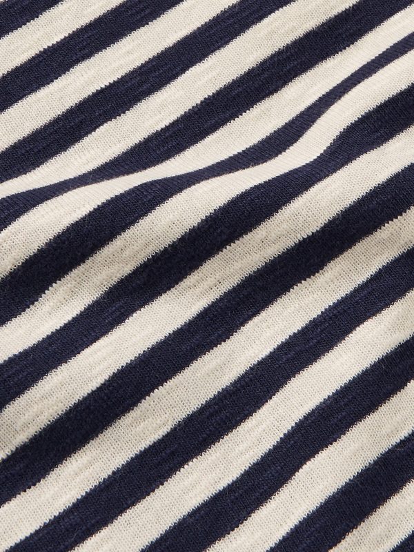 Striped Slub Cotton-Jersey T-Shirt - E1 Striped Slub Cotton-Jersey T-Shirt - E1