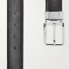 Versatile 3.5cm Scritto Reversible Venezia Leather Belt - E1