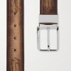 Versatile 3.5cm Scritto Reversible Venezia Leather Belt - E2