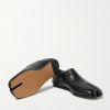 Tabi Split-Toe Leather Collapsible-Heel Loafers - E2