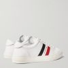 New Monaco Striped Leather Sneakers - BK New Monaco Striped Leather Sneakers - BK