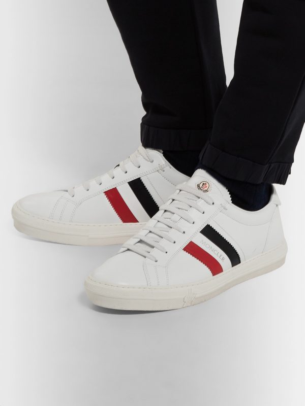 New Monaco Striped Leather Sneakers - E1 New Monaco Striped Leather Sneakers - E1