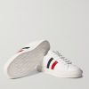 New Monaco Striped Leather Sneakers - E2 New Monaco Striped Leather Sneakers - E2