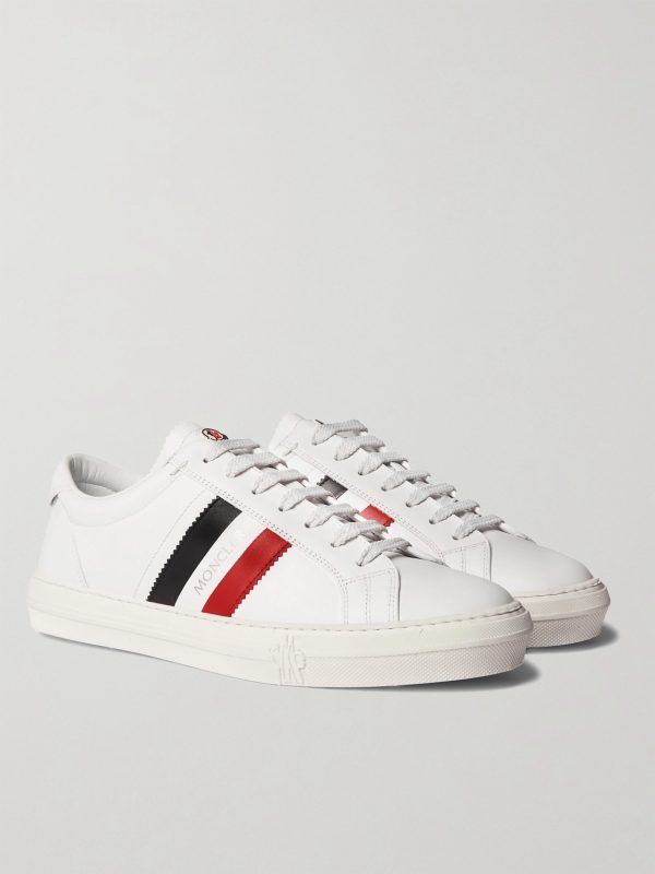 New Monaco Striped Leather Sneakers - FR New Monaco Striped Leather Sneakers - FR