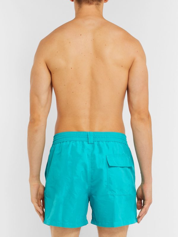 Mid-Length Swim Shorts - BK Mid-Length Swim Shorts - BK
