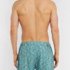 Mid-Length Printed Cotton Swim Shorts - BK Mid-Length Printed Cotton Swim Shorts - BK