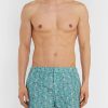 Mid-Length Printed Cotton Swim Shorts - FR Mid-Length Printed Cotton Swim Shorts - FR
