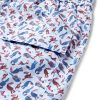 Mid-Length Printed Cotton Swim Shorts - CU