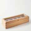 Analog/Shift Flatiron II Maple and Walnut Wood Five-Piece Watch Box - FR Analog/Shift Flatiron II Maple and Walnut Wood Five-Piece Watch Box - FR