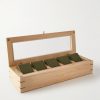 Analog/Shift Flatiron II Maple and Walnut Wood Five-Piece Watch Box Analog/Shift Flatiron II Maple and Walnut Wood Five-Piece Watch Box