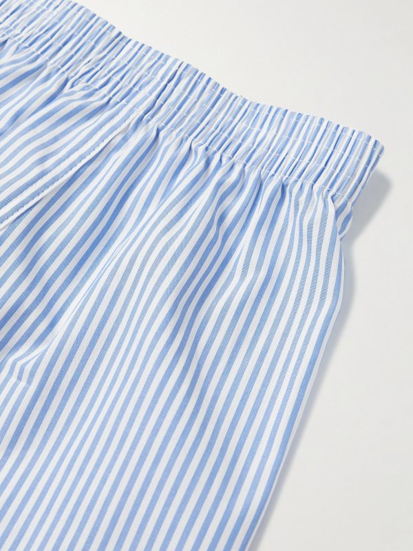 James Striped Cotton Boxer Shorts - CU James Striped Cotton Boxer Shorts - CU