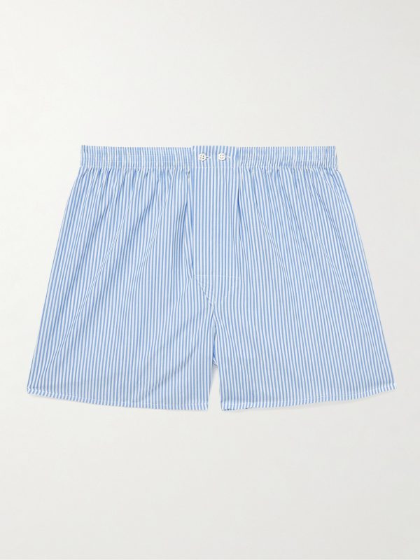 James Striped Cotton Boxer Shorts James Striped Cotton Boxer Shorts