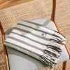 Logo-Embroidered Fringed Striped Cotton and Linen-Blend Beach Towel Logo-Embroidered Fringed Striped Cotton and Linen-Blend Beach Towel