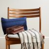 Logo-Embroidered Fringed Striped Cotton and Linen-Blend Beach Towel - OU Logo-Embroidered Fringed Striped Cotton and Linen-Blend Beach Towel - OU