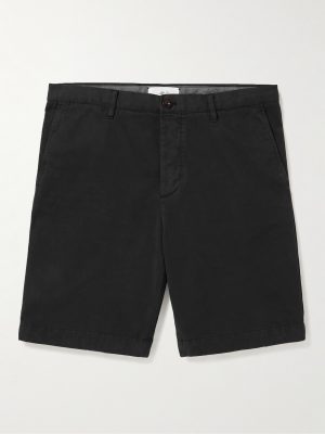 Straight-Leg Garment-Dyed Cotton-Twill Bermuda Shorts Straight-Leg Garment-Dyed Cotton-Twill Bermuda Shorts