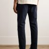 Theo Tapered Stretch Organic Cotton-Twill Chinos - BK Theo Tapered Stretch Organic Cotton-Twill Chinos - BK