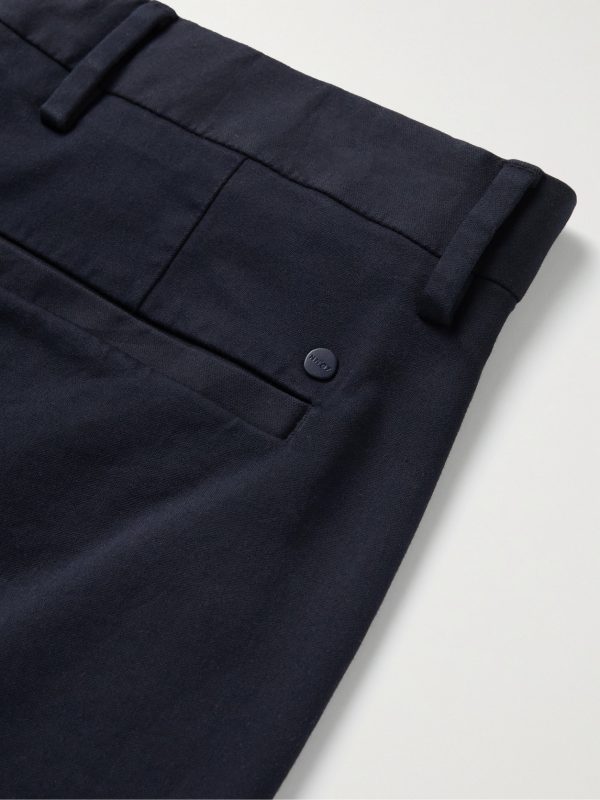 Theo Tapered Stretch Organic Cotton-Twill Chinos - CU Theo Tapered Stretch Organic Cotton-Twill Chinos - CU
