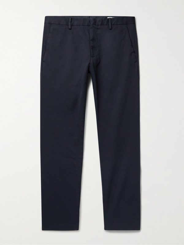 Theo Tapered Stretch Organic Cotton-Twill Chinos Theo Tapered Stretch Organic Cotton-Twill Chinos