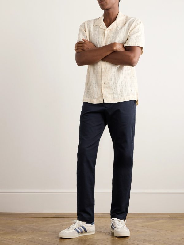 Theo Tapered Stretch Organic Cotton-Twill Chinos - OU Theo Tapered Stretch Organic Cotton-Twill Chinos - OU