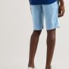 Straight-Leg Linen-Blend Twill Drawstring Shorts - BK