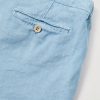 Straight-Leg Linen-Blend Twill Drawstring Shorts - CU