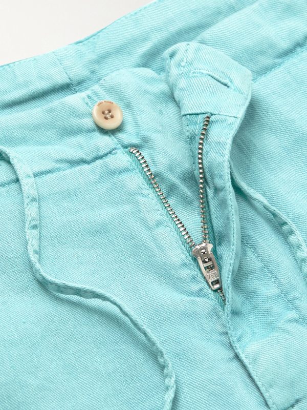 Straight-Leg Linen-Blend Twill Drawstring Shorts - E1 Straight-Leg Linen-Blend Twill Drawstring Shorts - E1