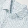 André Garment-Dyed Striped Linen Shirt - CU
