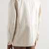 Mojave Camp-Collar Cotton and Linen-Blend Field Jacket - BK Mojave Camp-Collar Cotton and Linen-Blend Field Jacket - BK