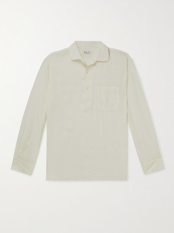 André Linen Polo Shirt